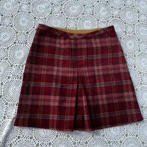 Dolce and Gabbana Red plaid skirt Y2K